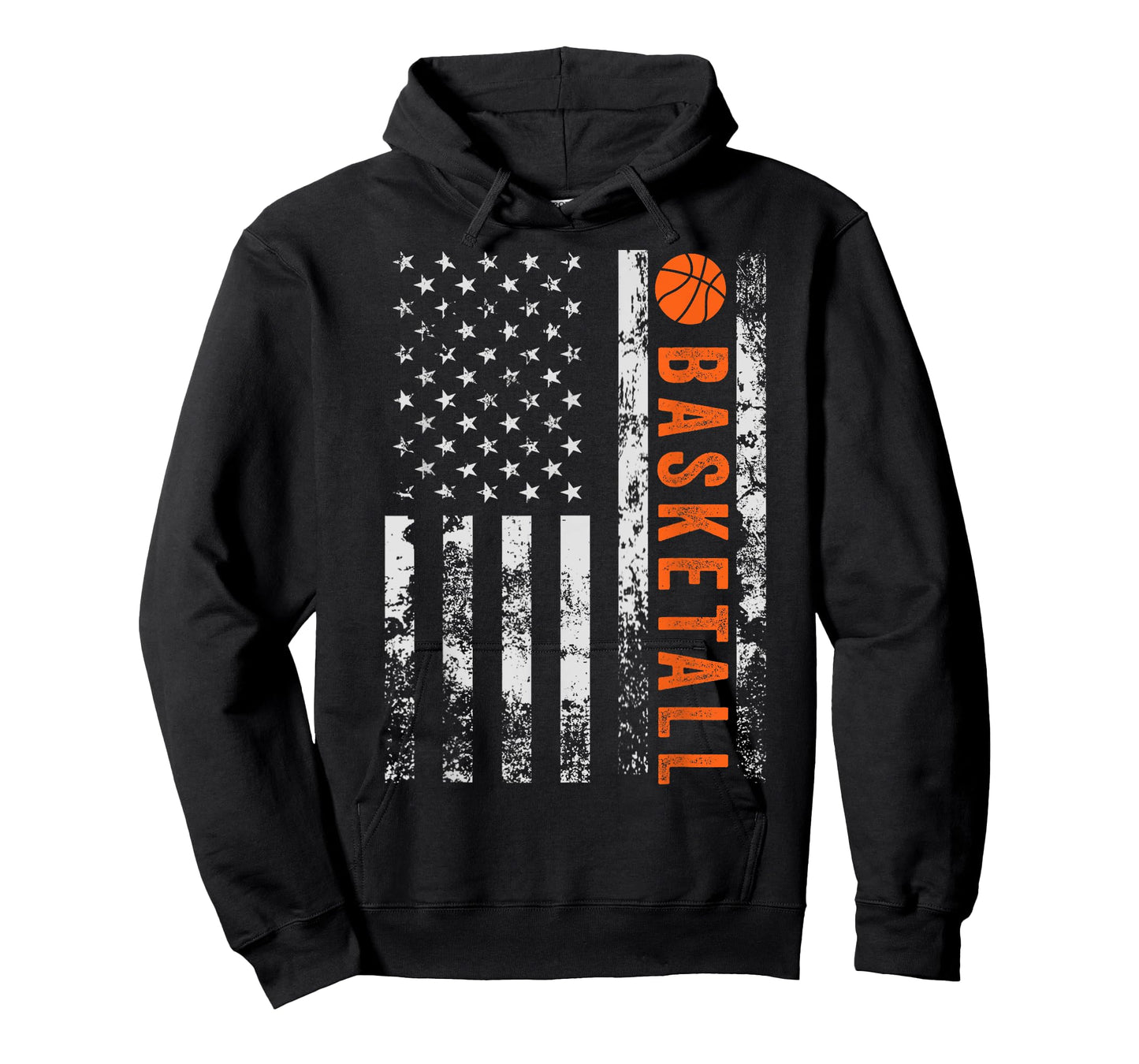 Vintage Basketball USA Flag T-Shirt
