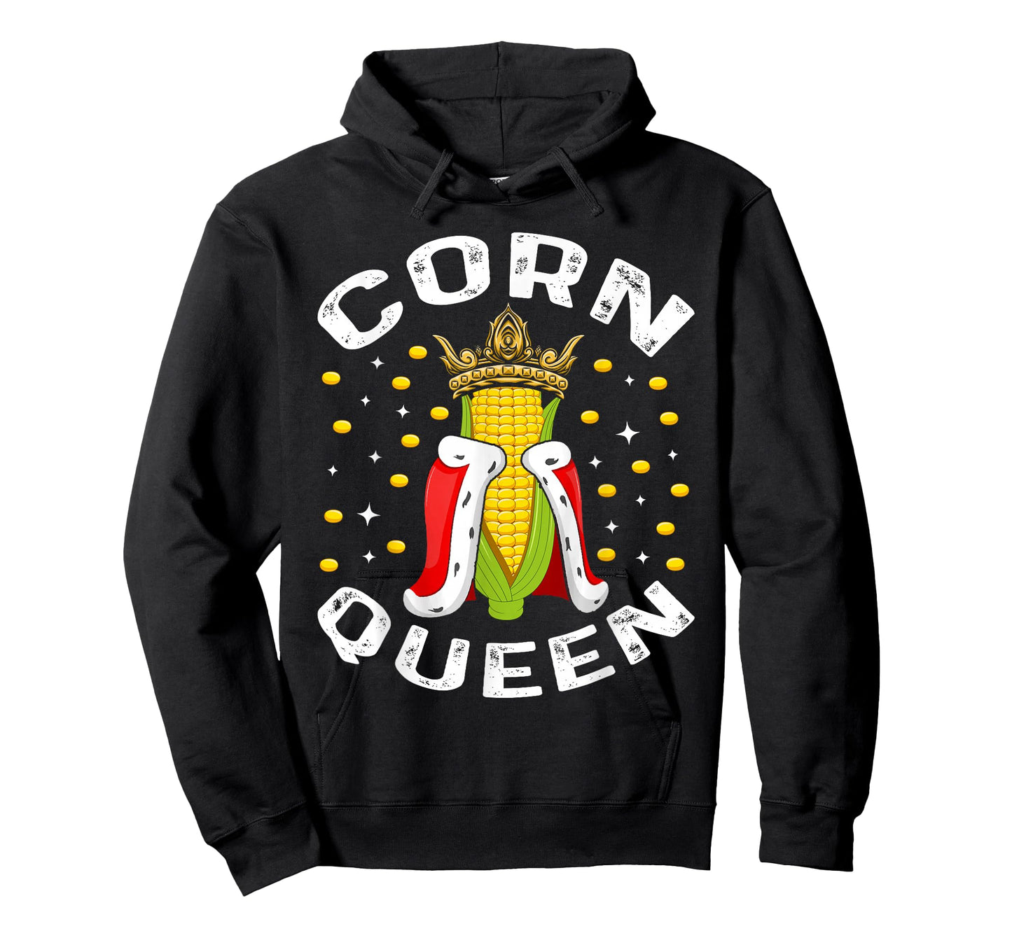Cool Corn Queen For Women Girls Food Farming Corn Cob Farmer T-Shirt