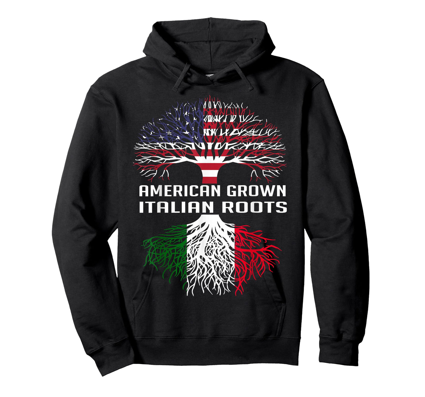 American Grown Italian Roots Italy Flag Proud Italian Roots T-Shirt