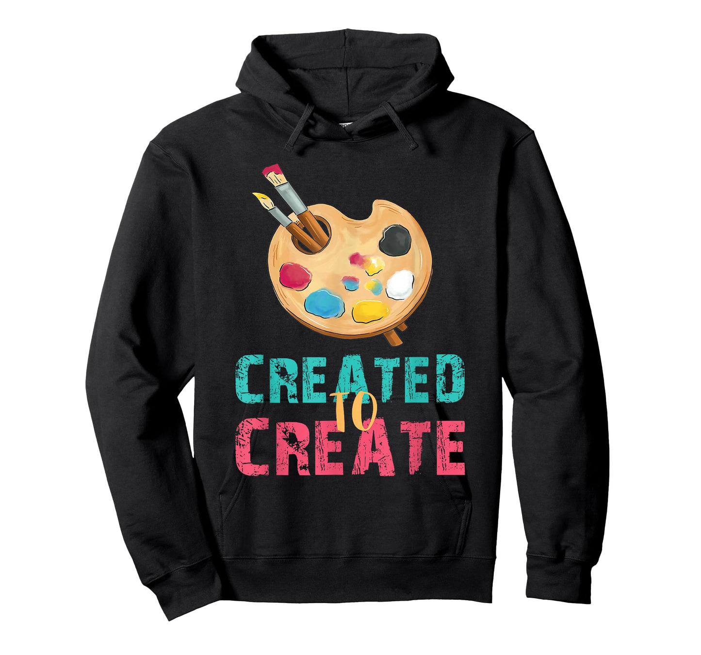 Art Teacher Created Art Palette Brush Artist Art Student T-Shirt