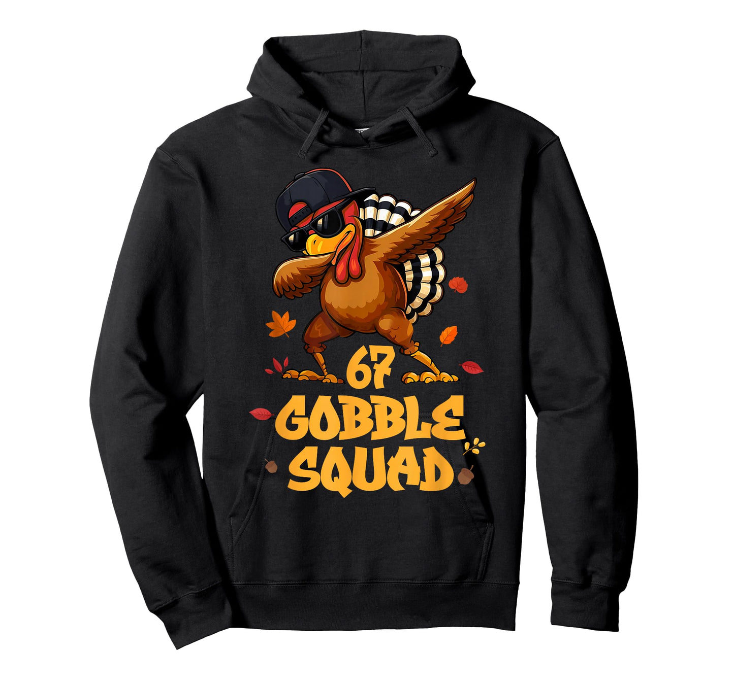 67 Gobble Squad Dabbing Turkey Thanksgiving Toddler Boy Kids T-Shirt
