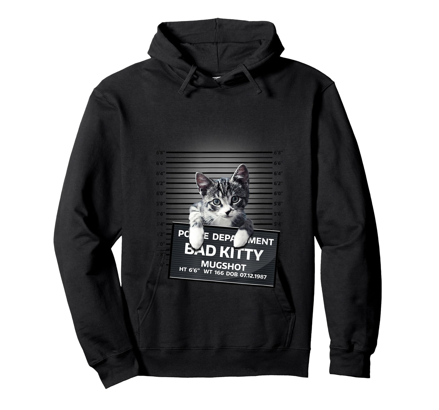 Funny Bad Kitty Cat Mugshot Cute Cat Lover Gift T-Shirt
