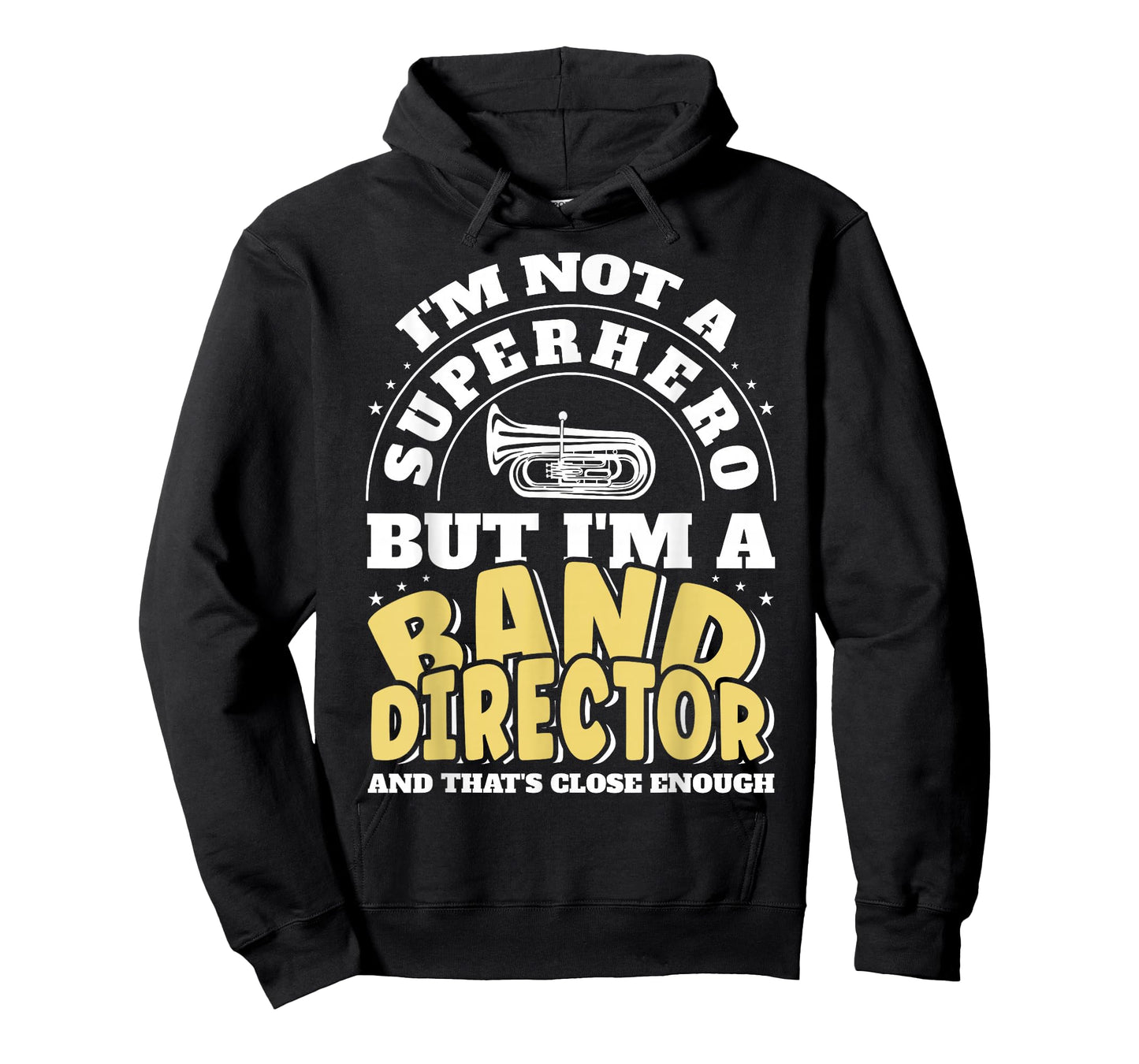 Band Director Superhero Funny Marching Band T-Shirt