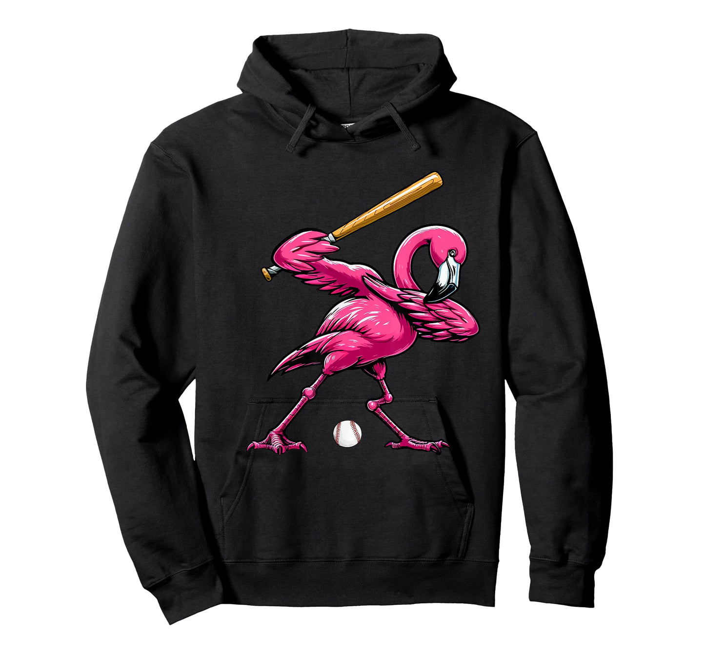 Dabbing Flamingo Costume Baseball Player Fan Lover Team T-Shirt