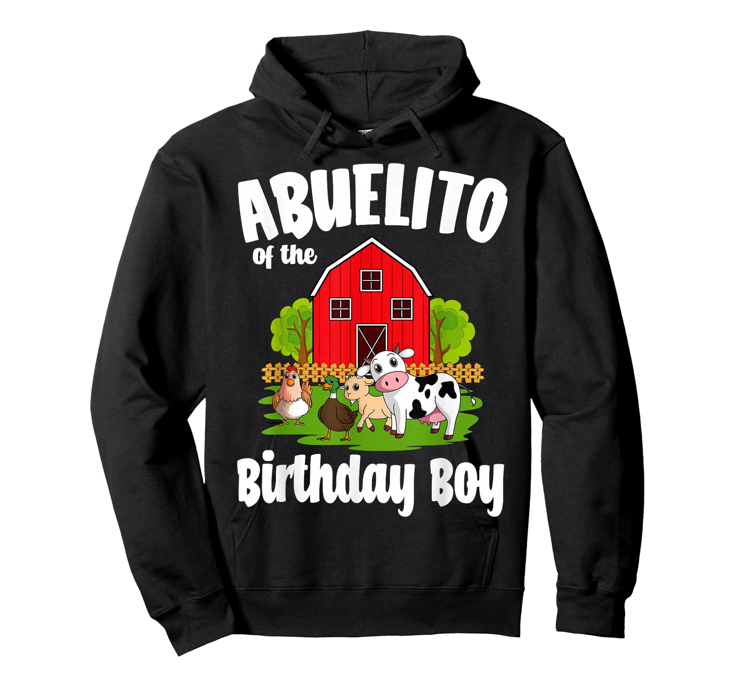 Abuelito Of The Birthday Boy Farm Animal Bday Party T-Shirt
