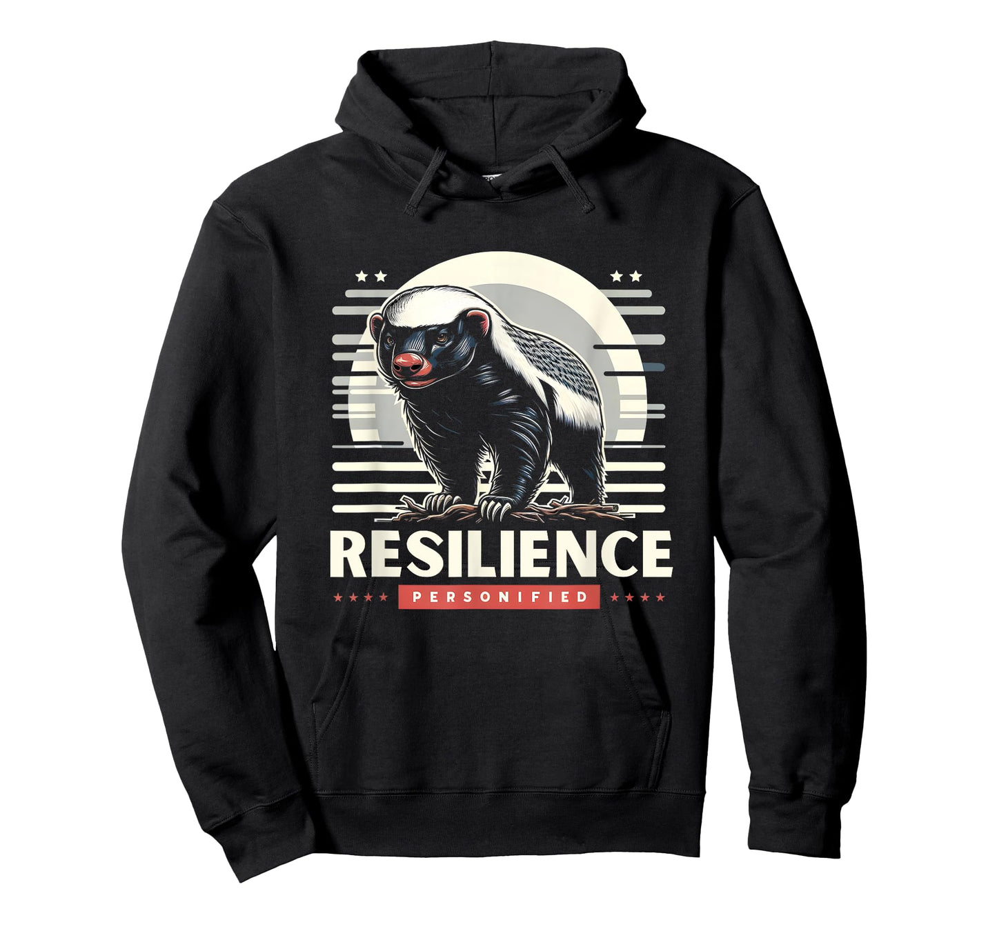Resilient Honey Badger Motivation Zookeeper T-Shirt