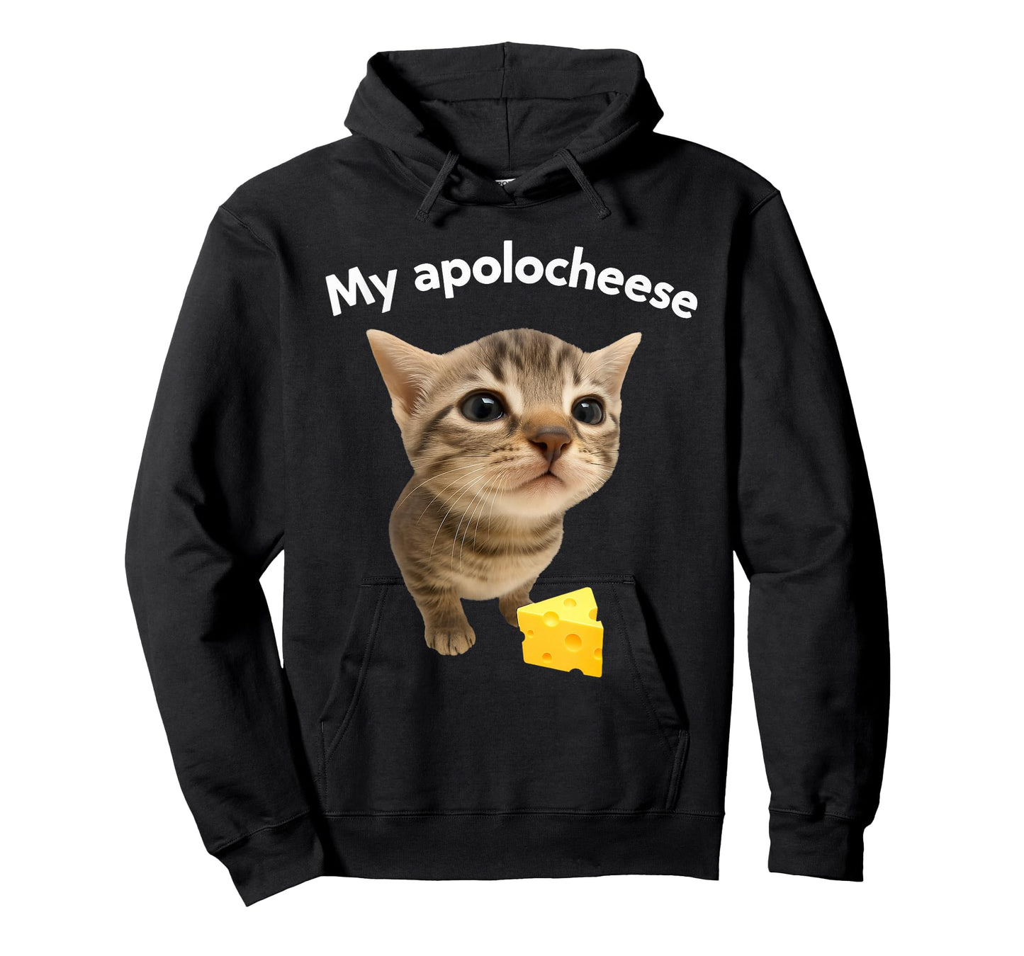 Funny Cat Meme My apolocheese for Women Men T-Shirt