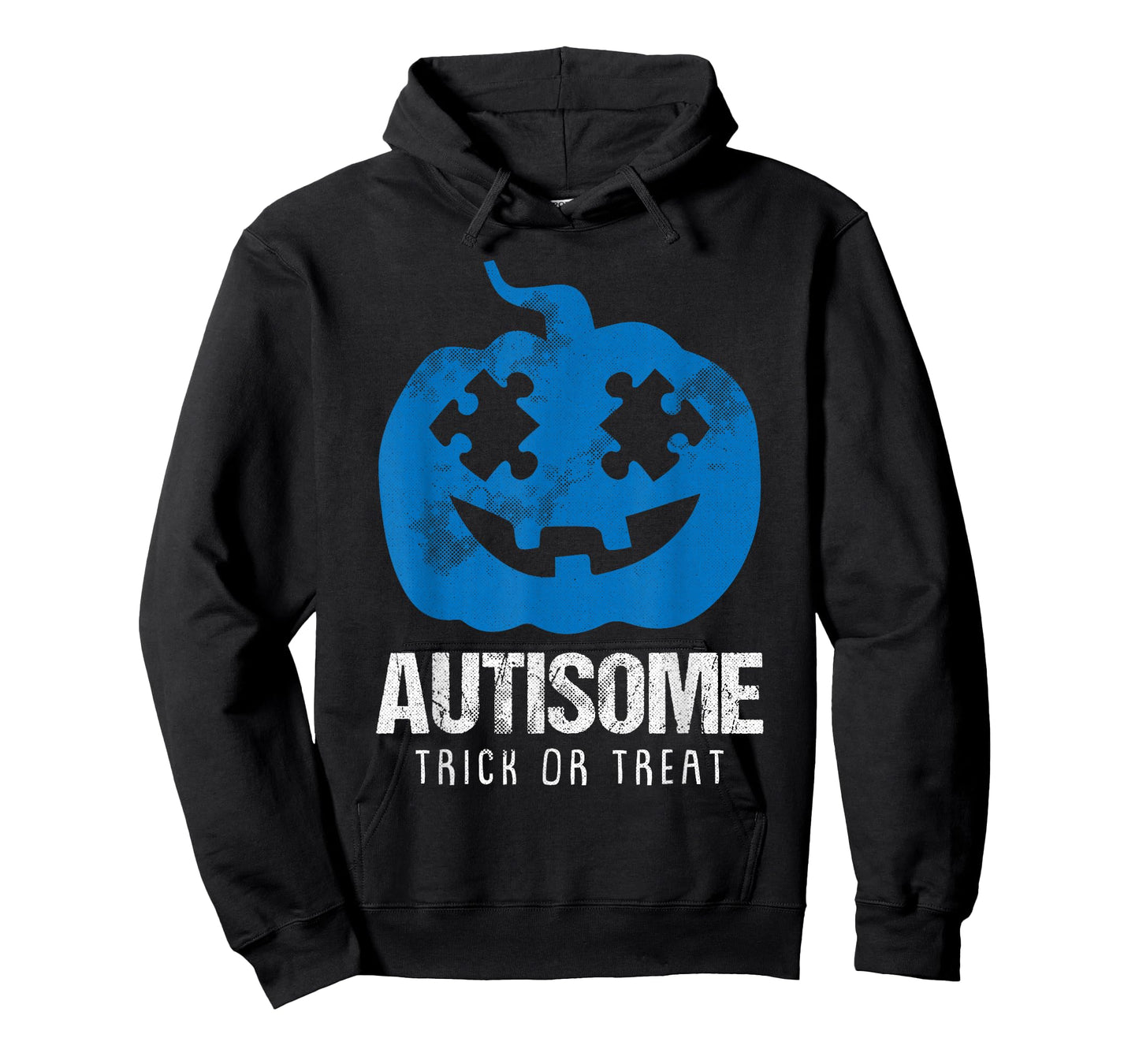 Autisome Lazy DIY Halloween Costume Autism Trick Or Treat T-Shirt