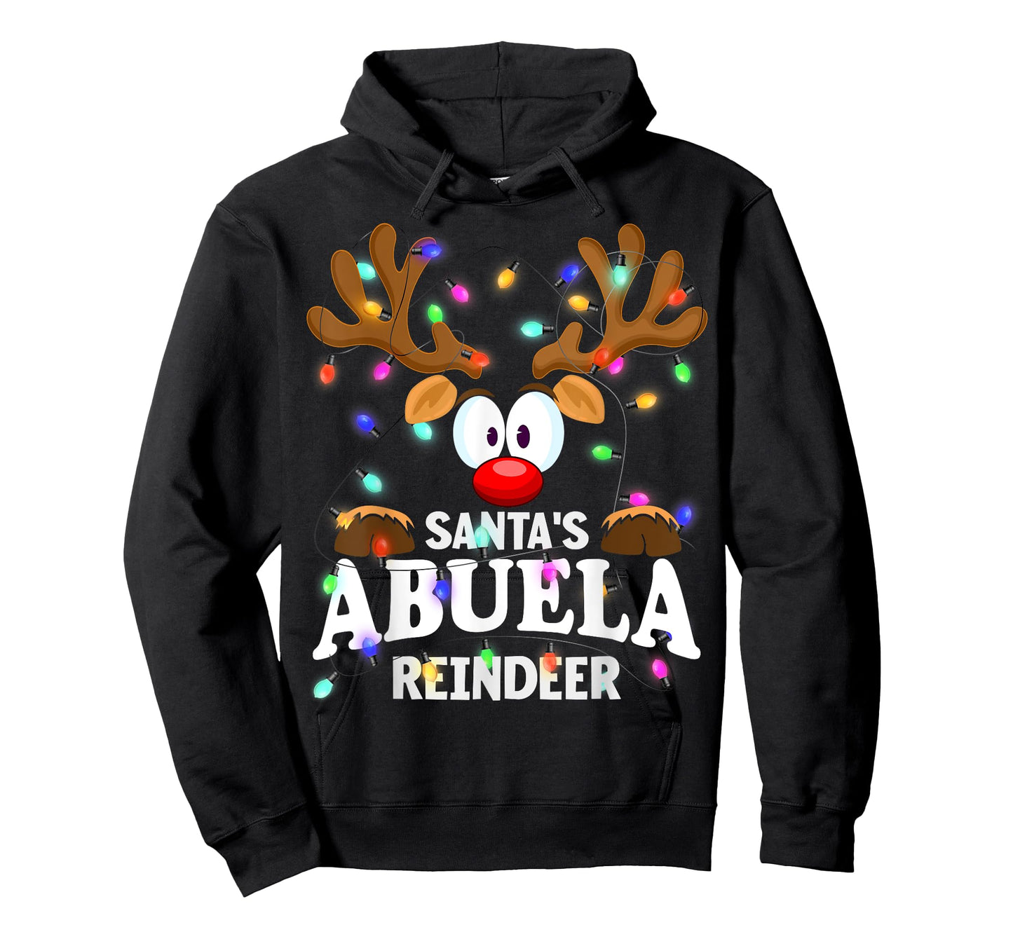 Christmas Men Women Santa's Abuela Reindeer T-Shirt