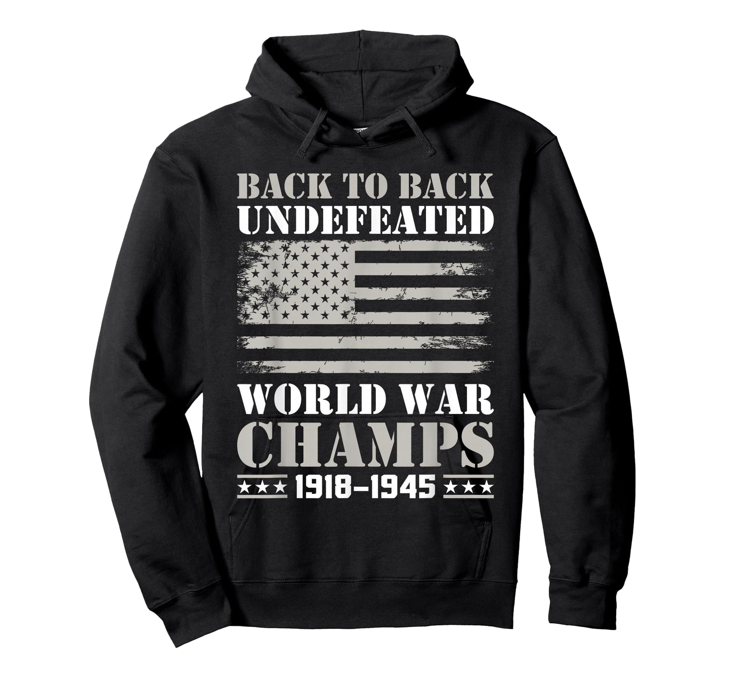 Back to Back Undefeated World War Champs 4th of July T-Shirt