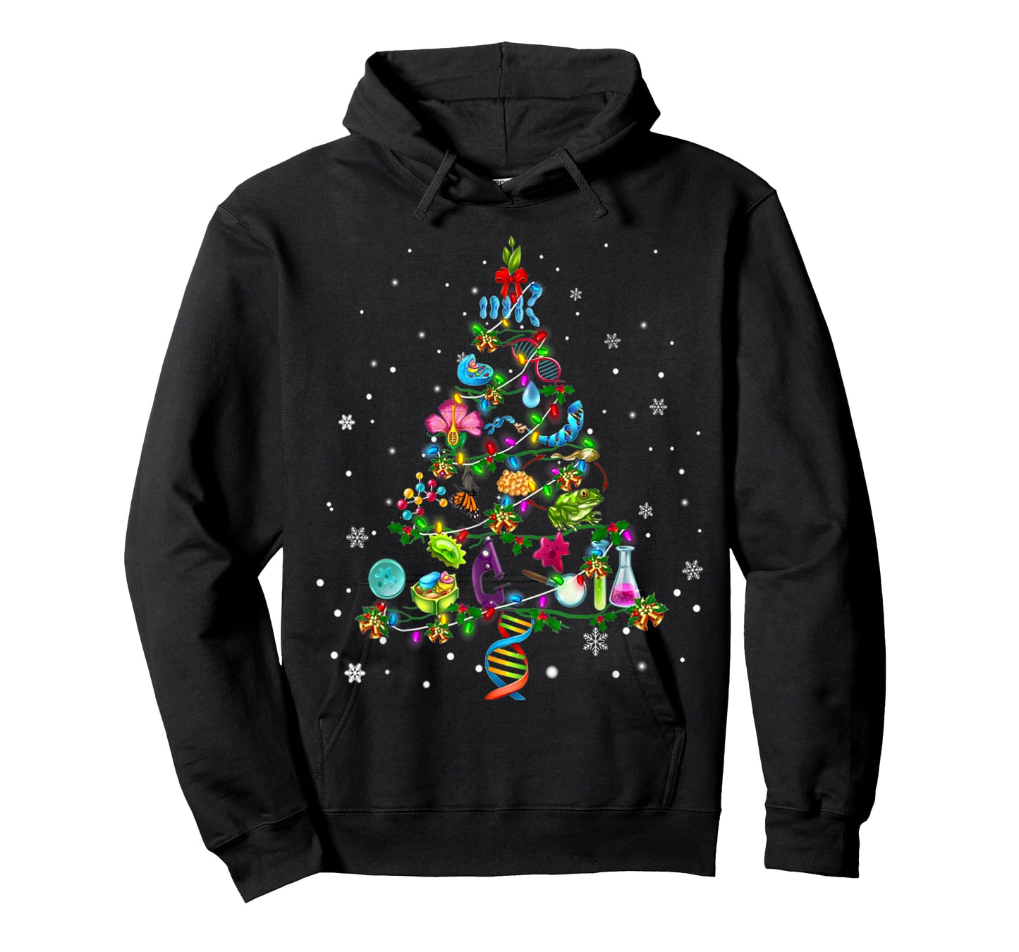 Cute Biology Christmas Tree Gift Decoration Xmas Tree T-Shirt