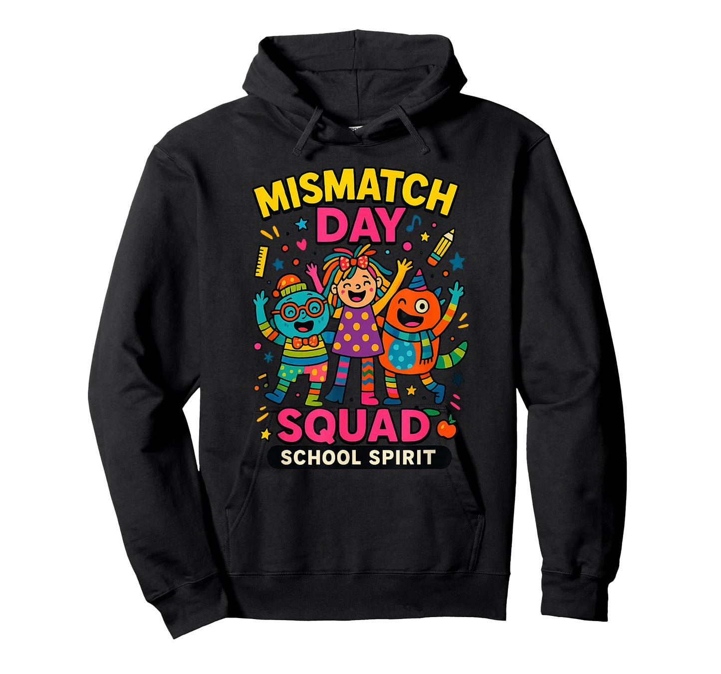 Mismatch Day Squad School Spirit Fall Semester Autumn Vibes T-Shirt