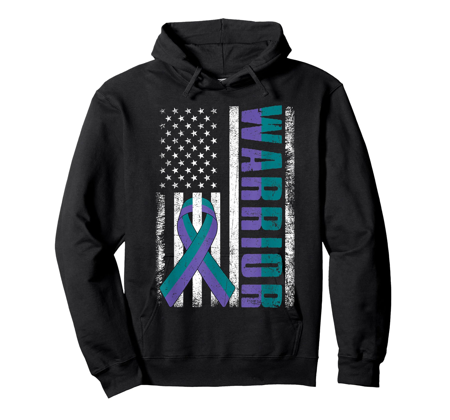 Anal Cancer Awareness Day Warrior American Flag T-Shirt for Women Men