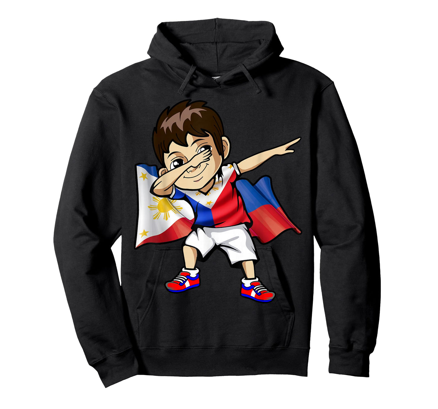 Dabbing Boy Philippine Flag Filipino Meme Jersey Dab T Shirt T-Shirt