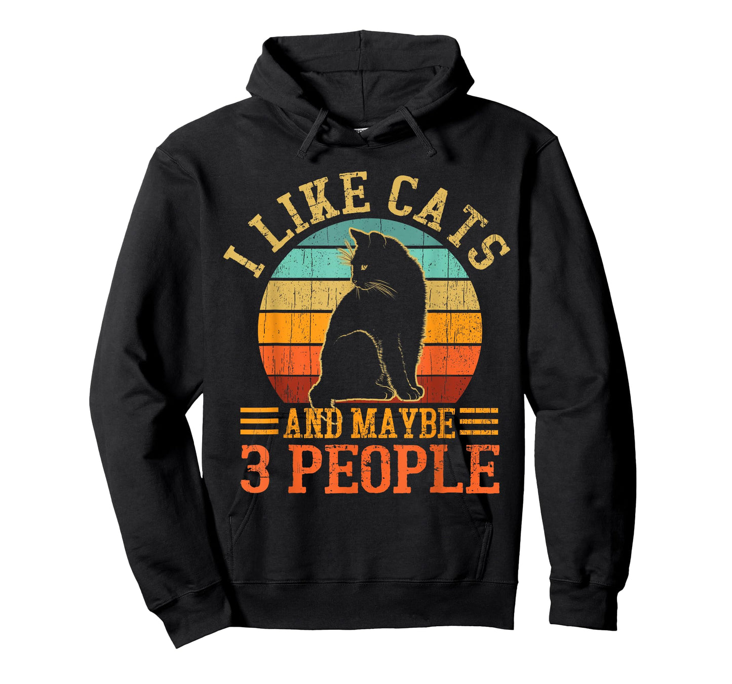 I Like Cats And Maybe 3 People Cat Lover, Cat Dad, Cat Mom T-Shirt