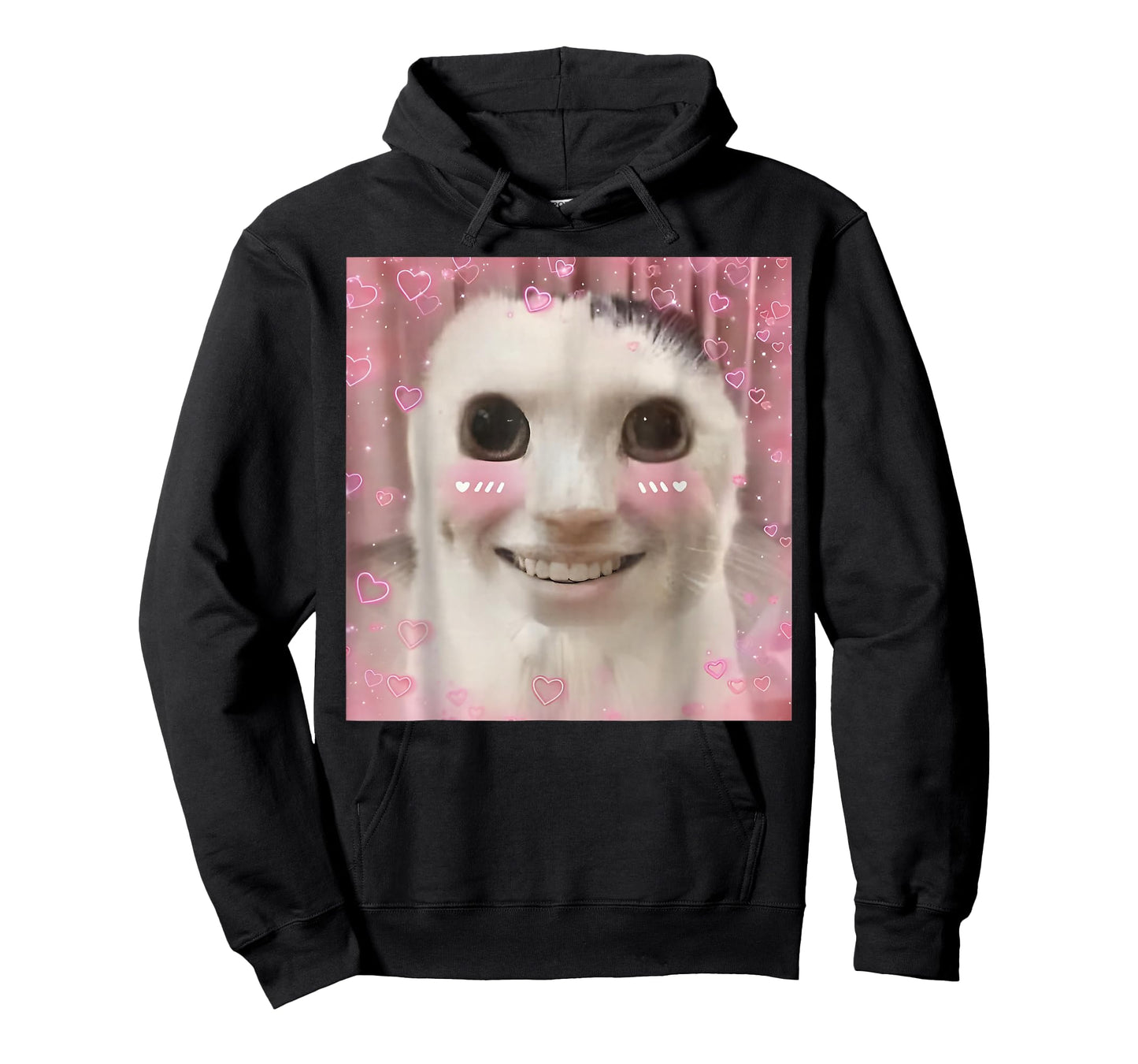 Goofy Ahh Cat Meme Dank Cursed Weirdcore Funny Dank Meme T-Shirt