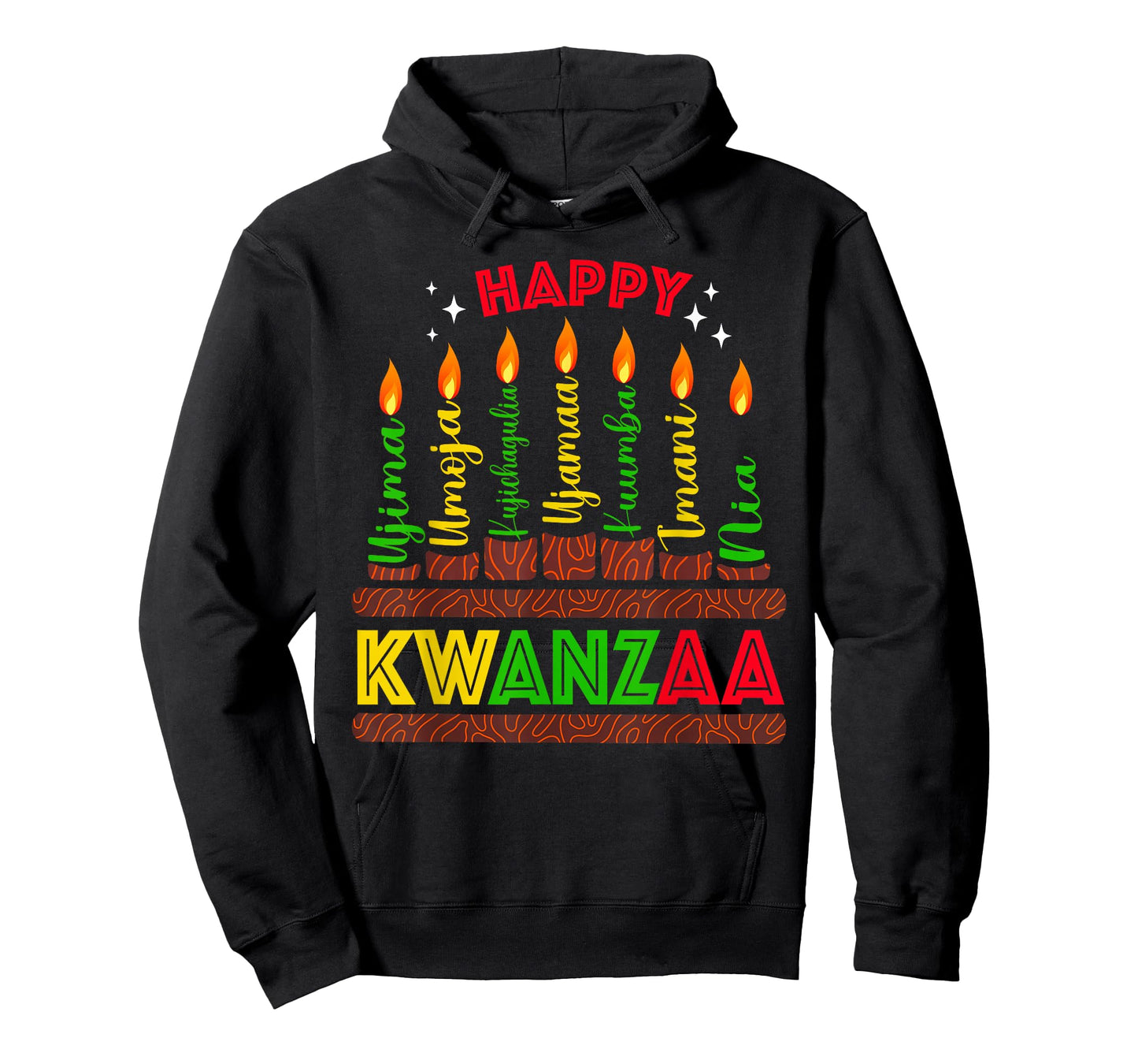 Happy Kwanzaa Seven Principles Of Kwanzaa Men Women Kids T-Shirt
