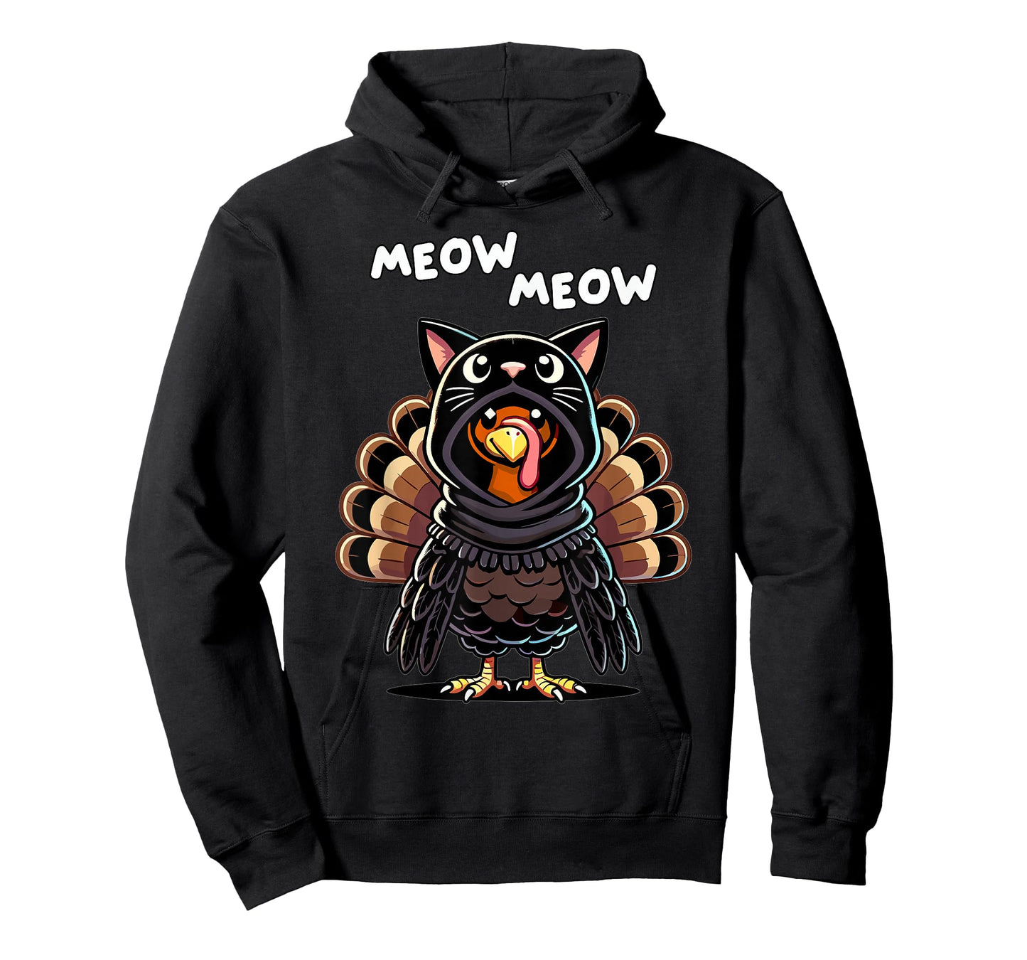 Turkey Cat Meow Thanksgiving Shirts Women Thanksgiving Gifts T-Shirt