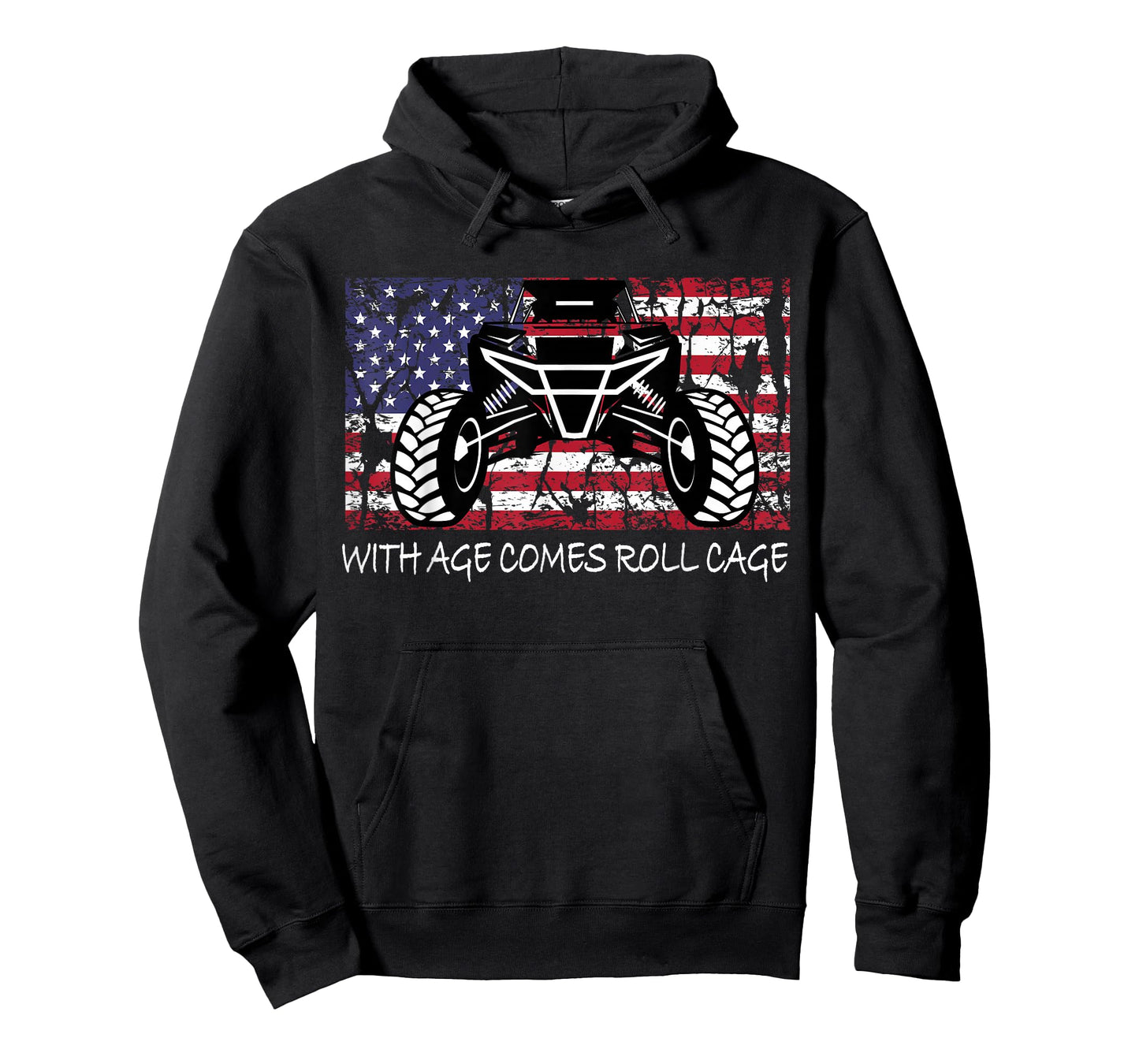 SXS UTV side by side American flag with age come cage T-Shirt