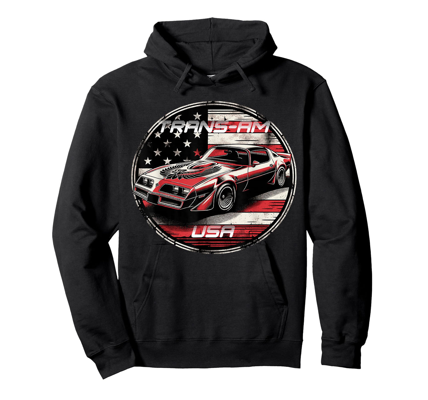 Trans Am Muscle Car American Muscle Trans Am Nation USA Flag T-Shirt