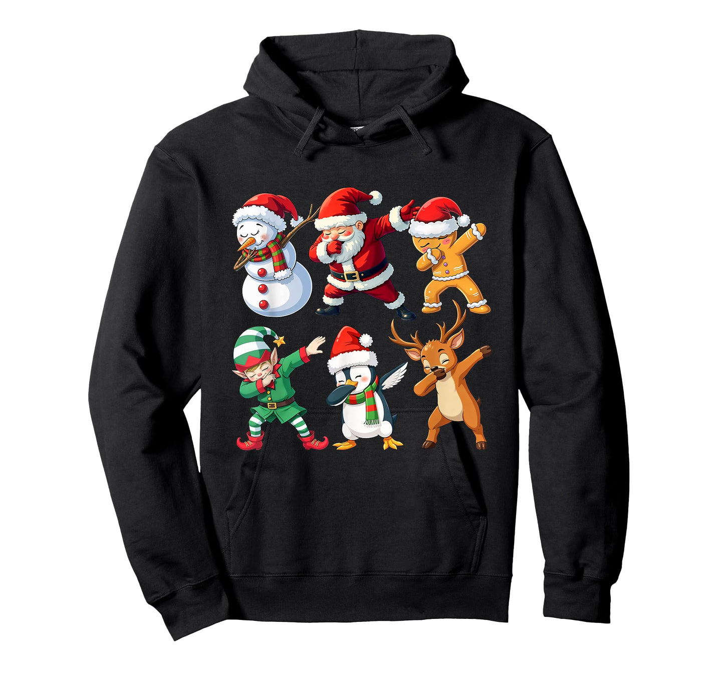 Dabbing Xmas Characters - Xmas Christmas Squad T-Shirt
