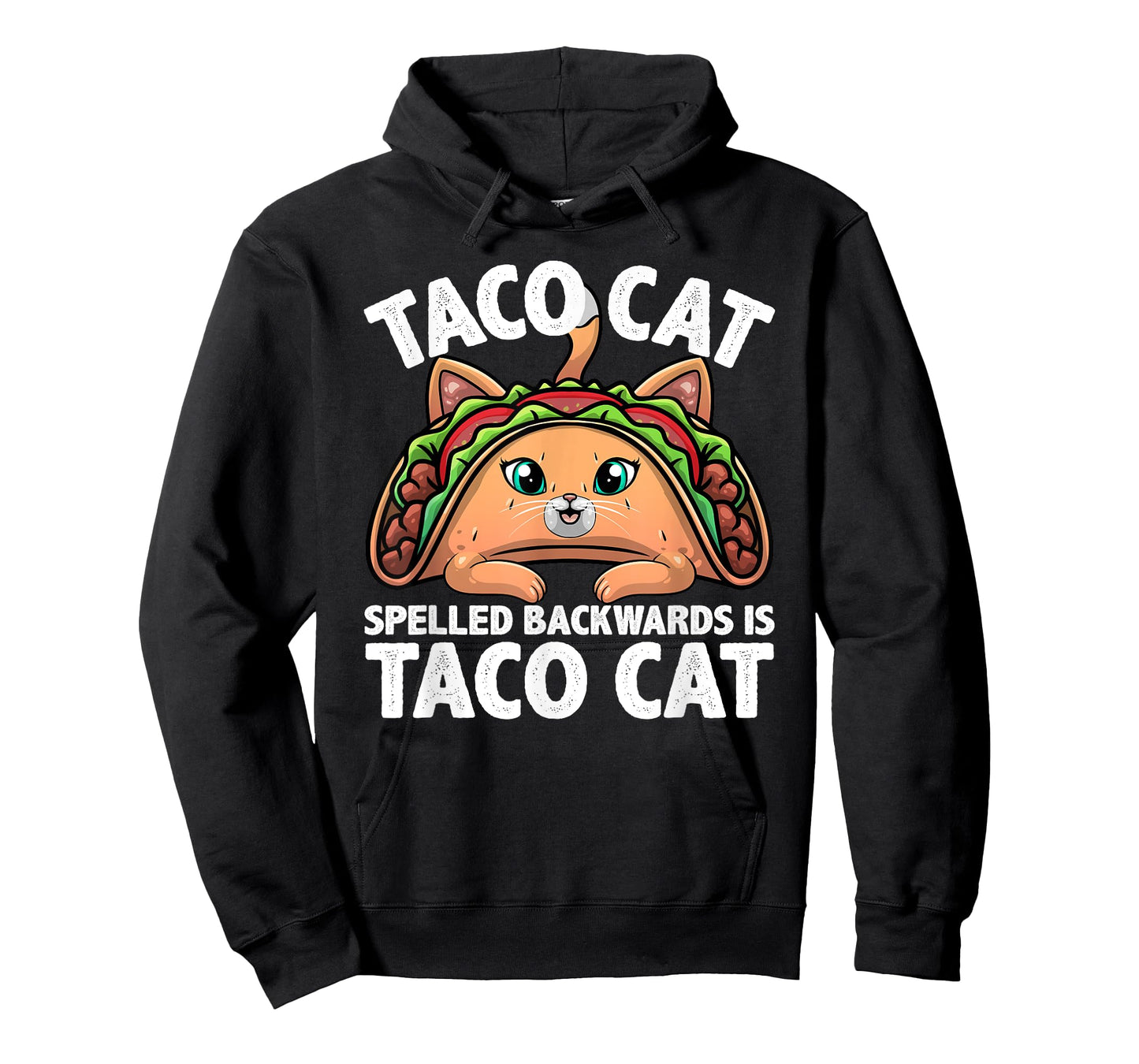 Cute Taco Cat Design For Men Women Kids Taco Mexican Food T-Shirt