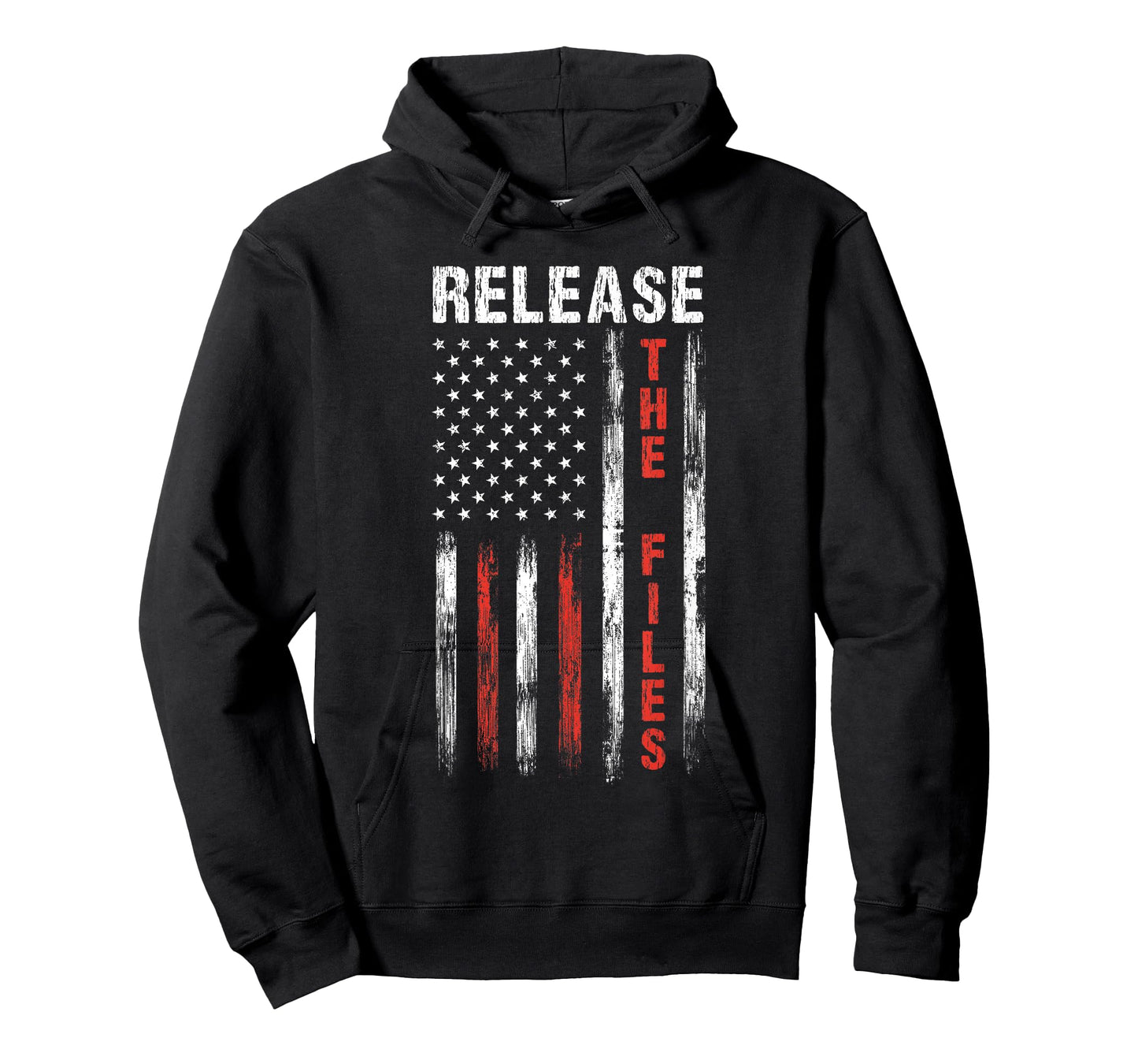 Release The Files Distressed American Flag T-Shirt