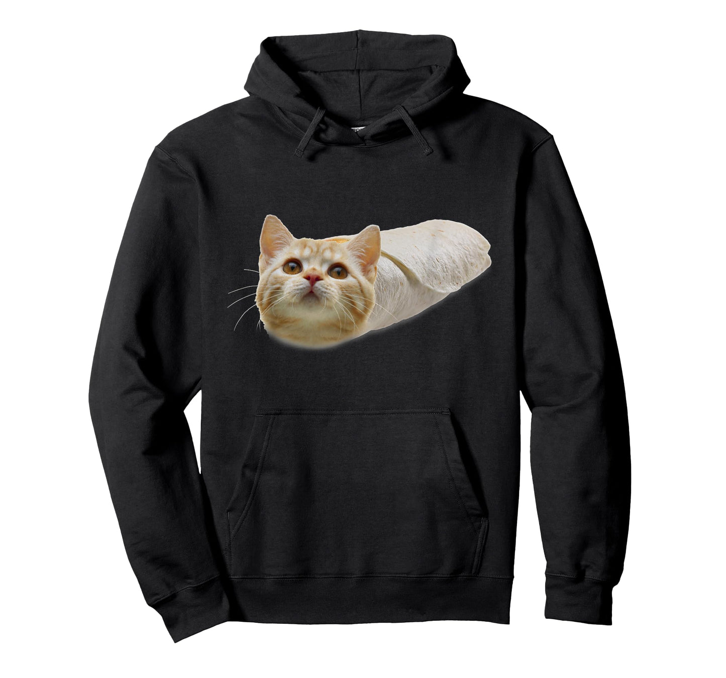 Purrito Kitty Cat in a Burrito Graphic Funny T-Shirt T-Shirt
