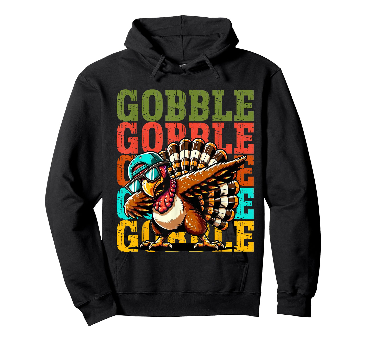 Funny Gobble Gobble Turkey Day Happy Thanksgiving Men Women T-Shirt