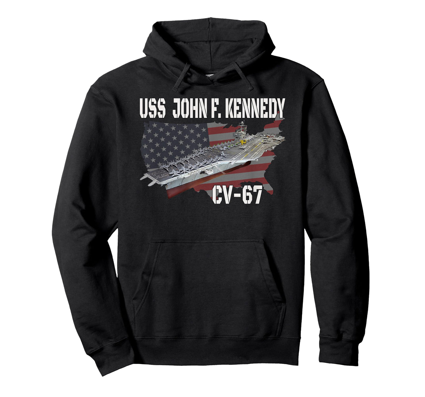 USS John F. Kennedy CV-67 Aircraft Carrier Veterans Day T-Shirt
