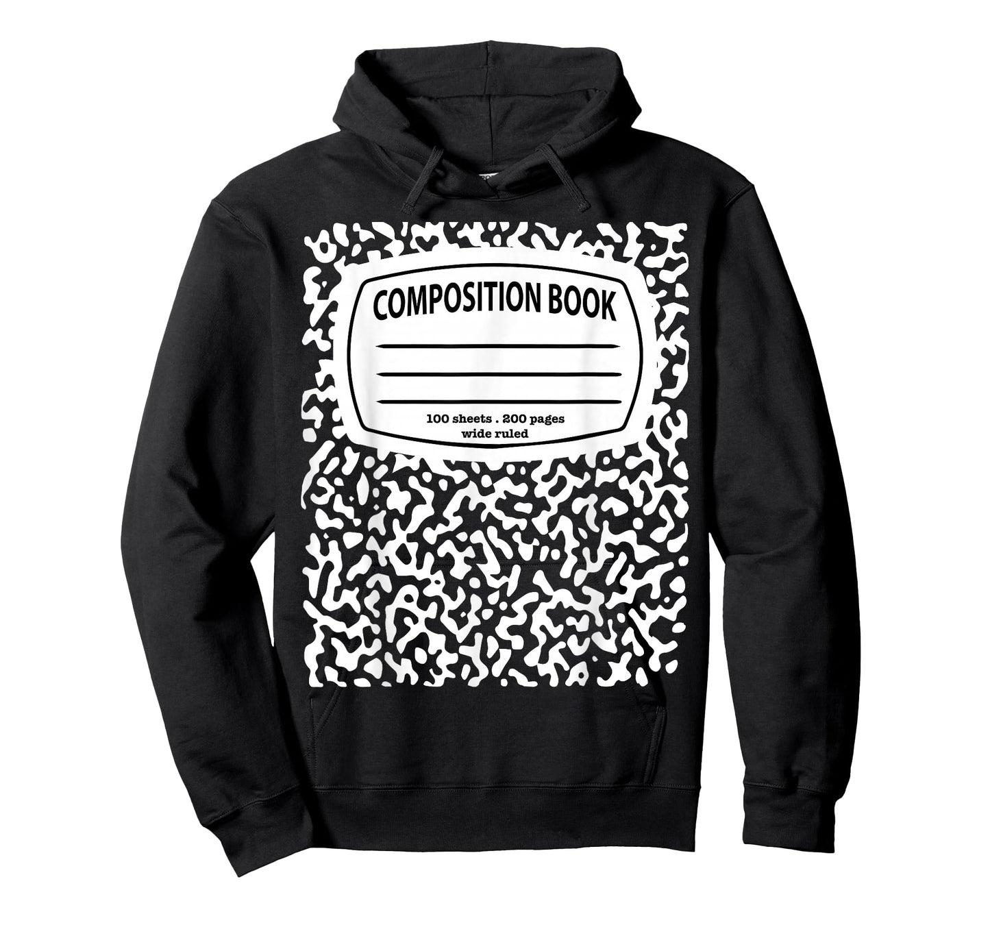 Composition Notebook Costume - Matching Group Halloween T-Shirt