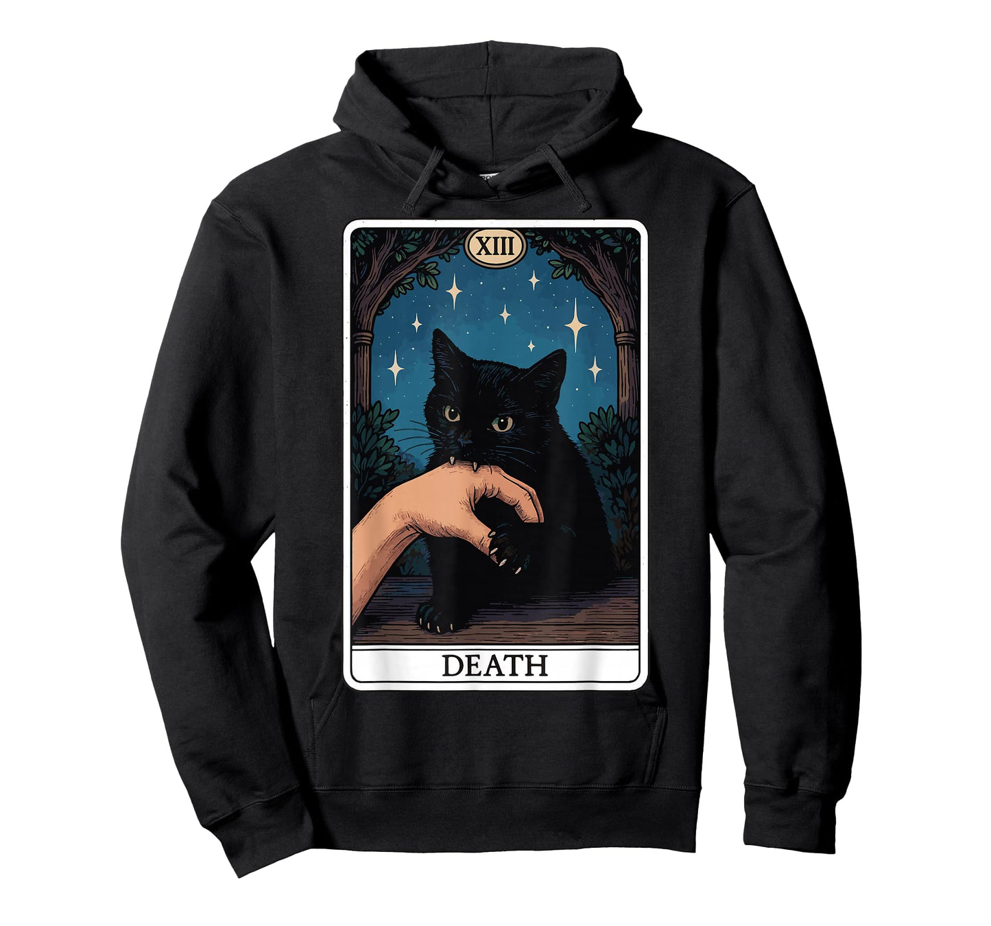 Cat Death Tarot Card T-Shirt
