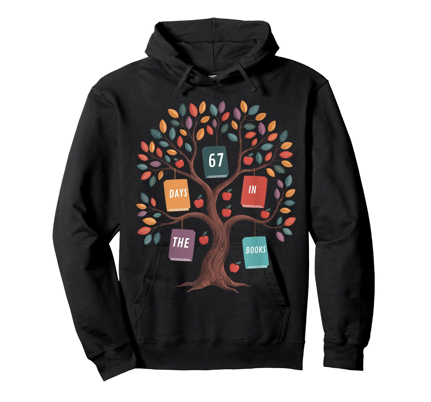 67 Days in The Books Reading Teacher 67th Day of School T-Shirt