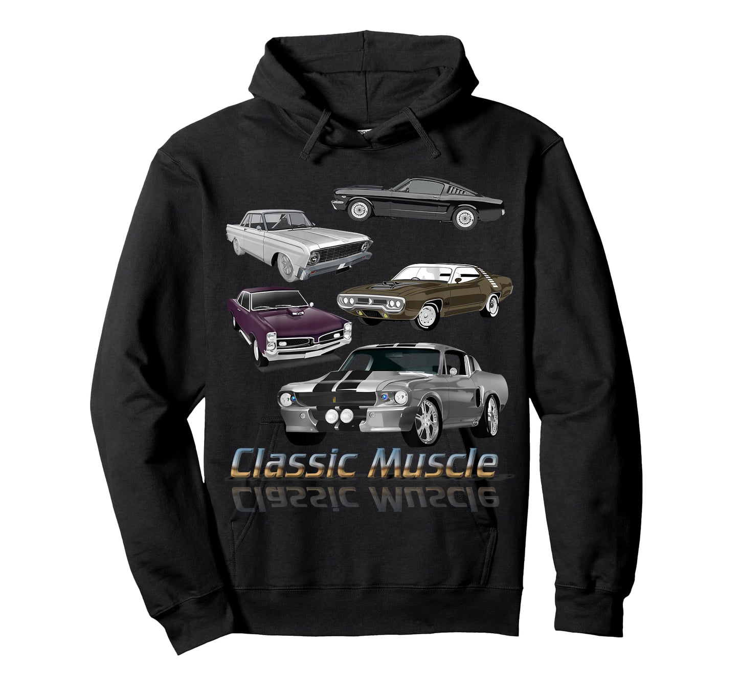 Classic American Muscle Cars Vintage Gift T-Shirt T-Shirt