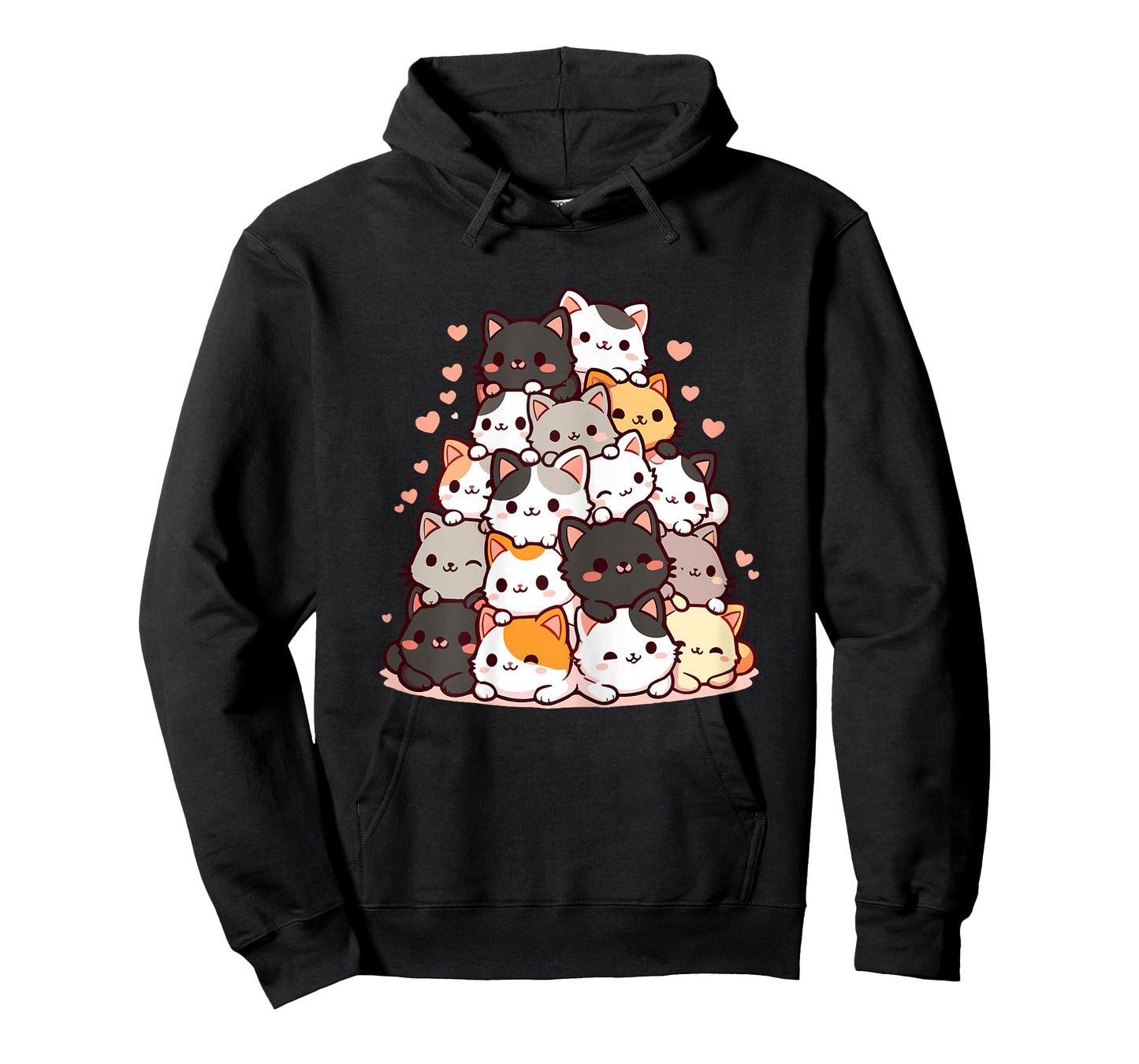 Cute Kawaii Cat Cartoon Anime Cats T-Shirt