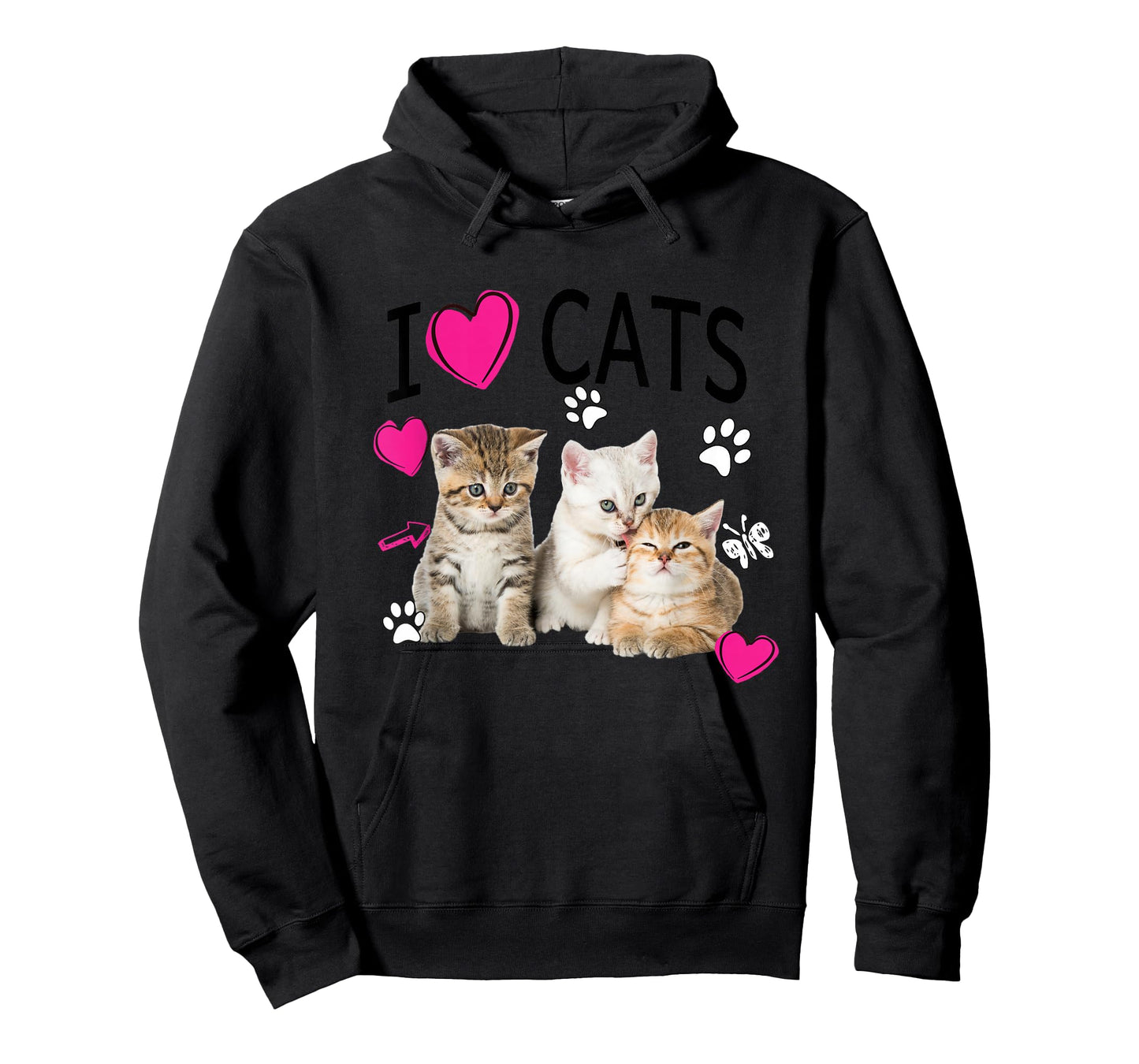 I Love Cats Desing | Cat lover Tee I love Kittens Gift Idea T-Shirt