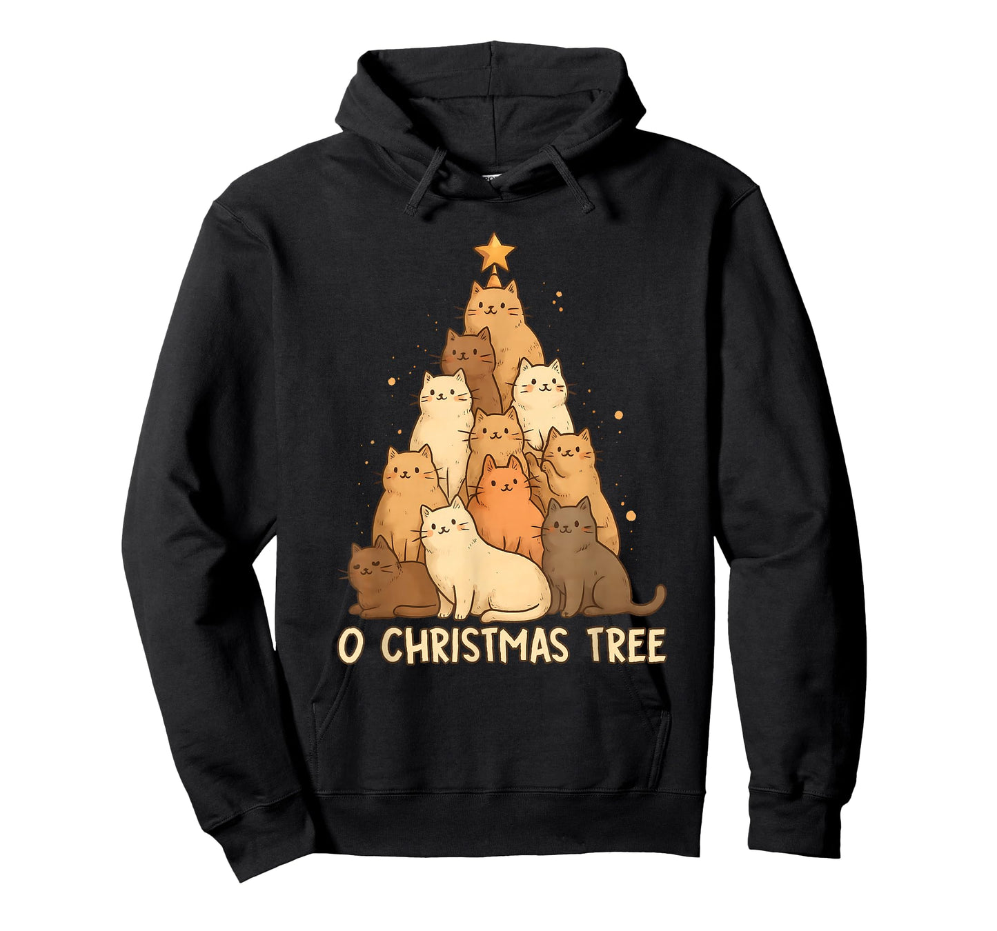 Merry Catmas Funny Christmas Tree, Cats Xmas Meow Christmas T-Shirt