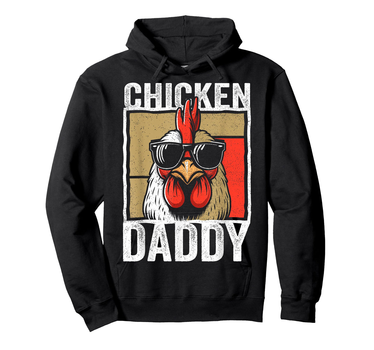 Chicken Daddy Rooster Farmer Funny Fathers Day For Men T-Shirt