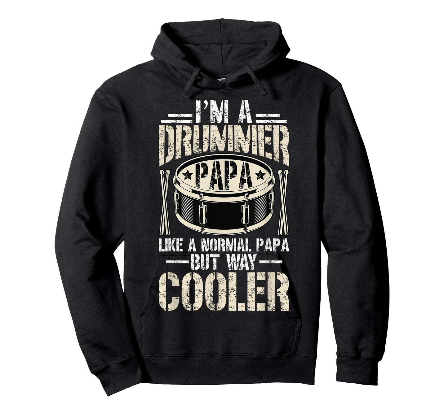 I'm A Drummer Papa Drum Papa Drummer Papa Grandpa T-Shirt