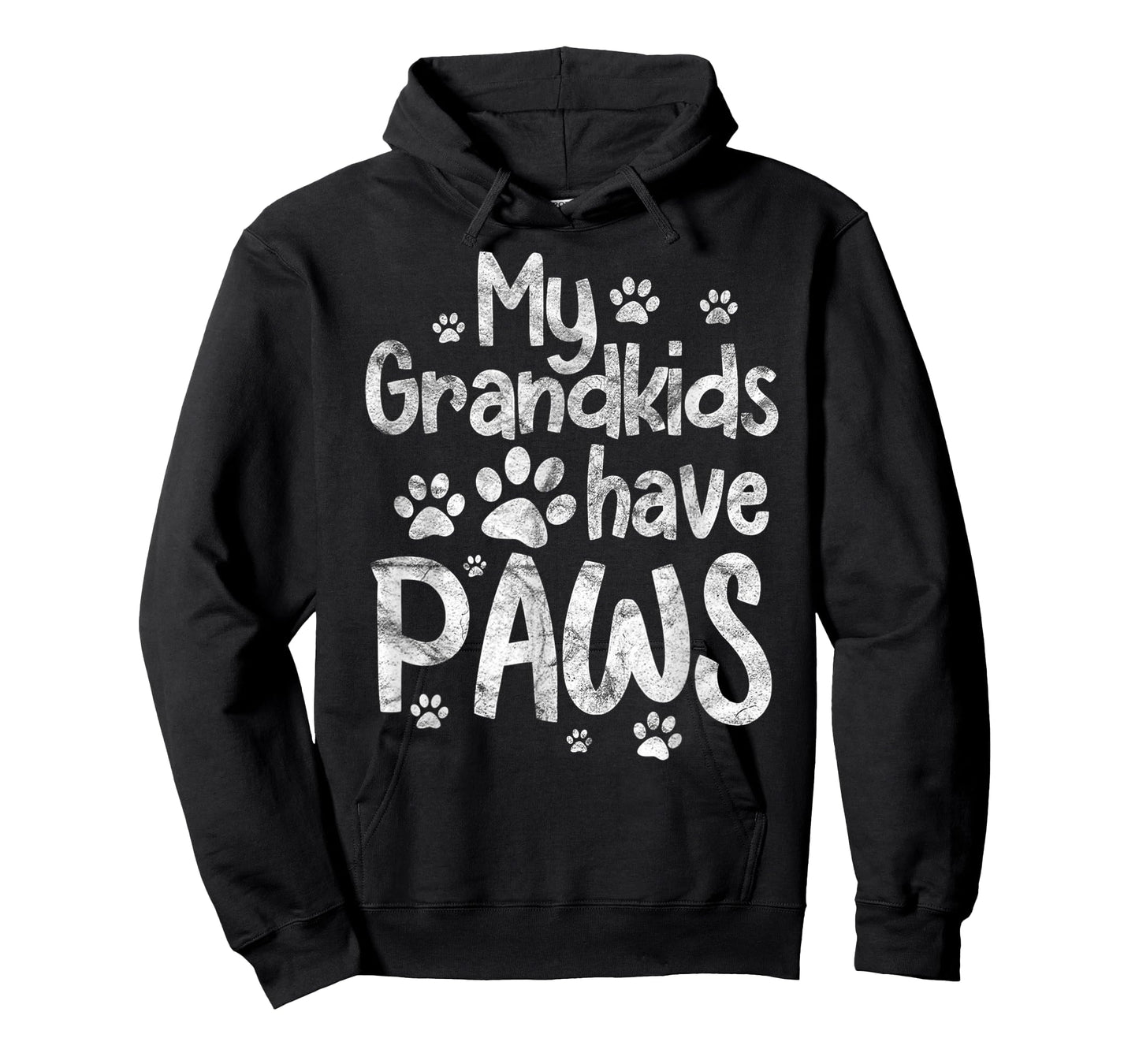 My Grandkids Have Paws Funny Dog Cat Grandma Grandmother T-Shirt