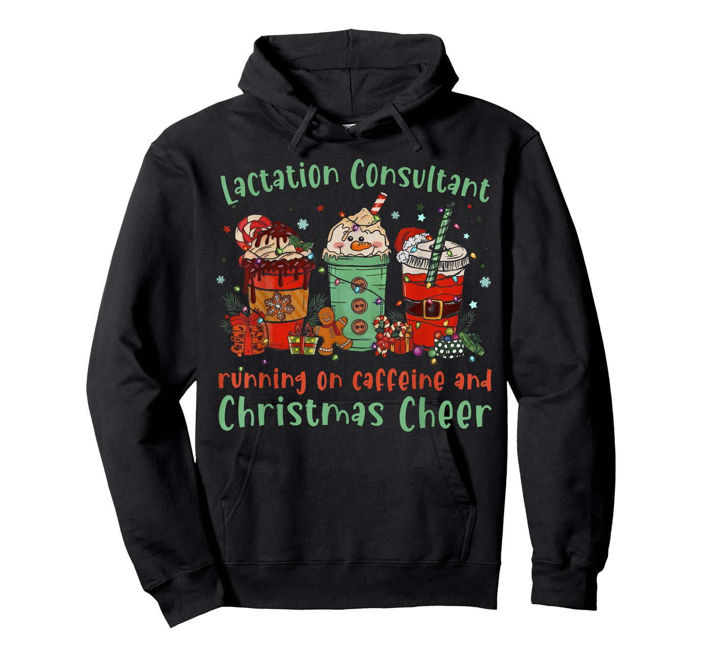 Coffee Christmas Lactation Consultant Breastfeeding IBCLC T-Shirt