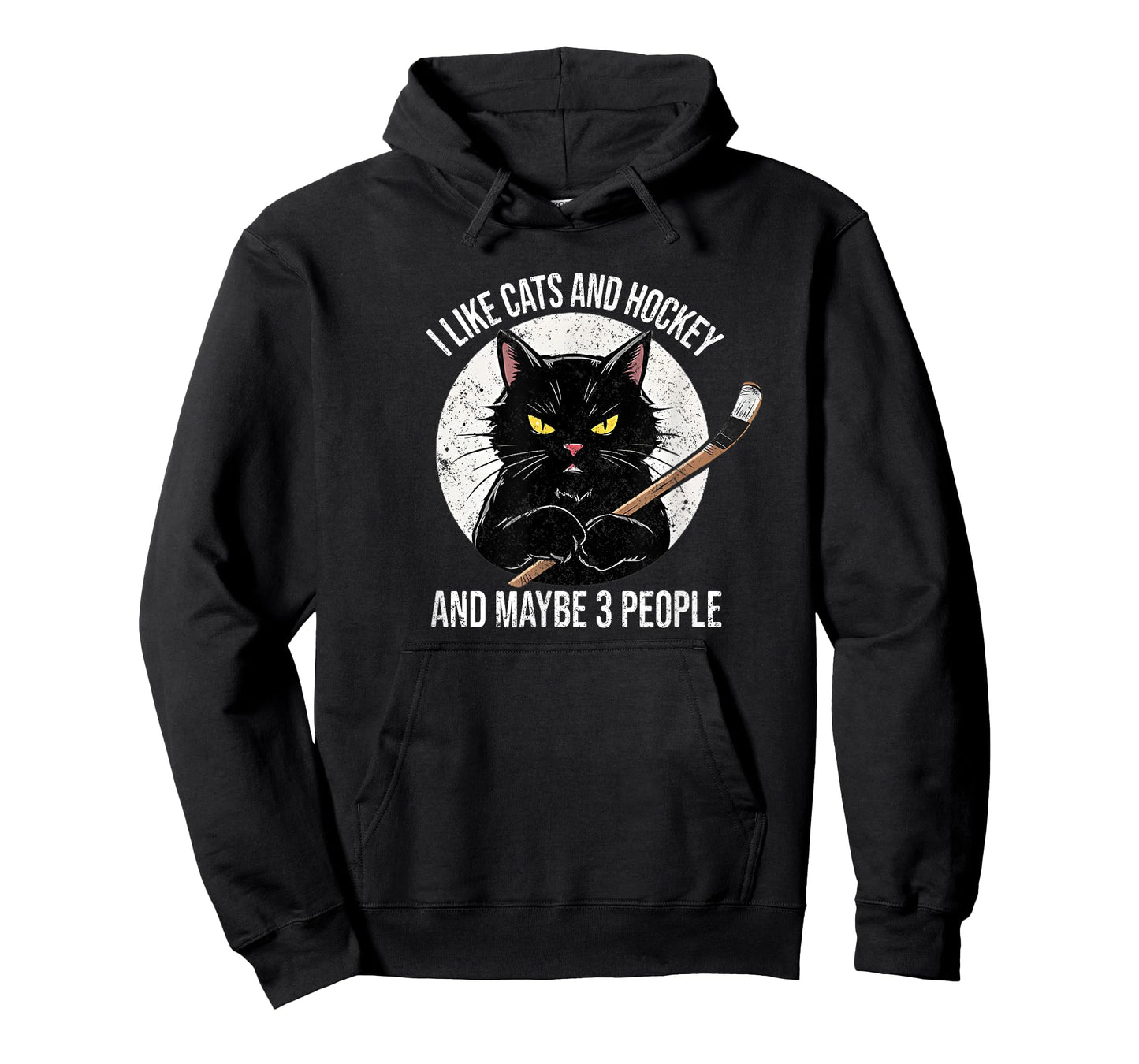 I like cats and hockey and maybe 3 people T-Shirt