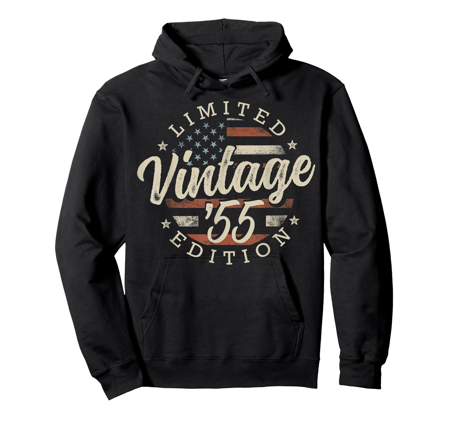 Vintage 1955 Limited Edition USA Flag 70th Birthday T-Shirt