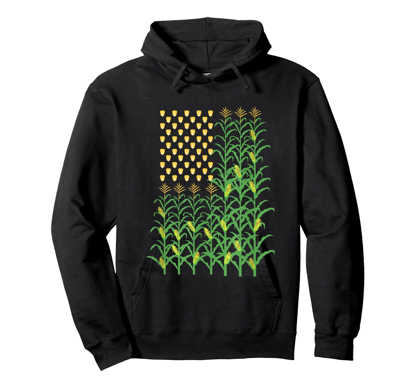 Corn Farmer - American Flag Crop Farmers Farm Farming Gift T-Shirt