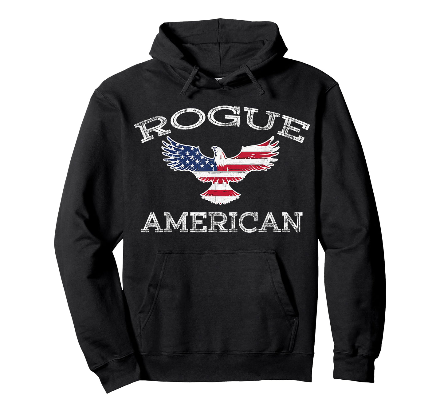 Rogue America Distressed USA Flag Eagle T-Shirt
