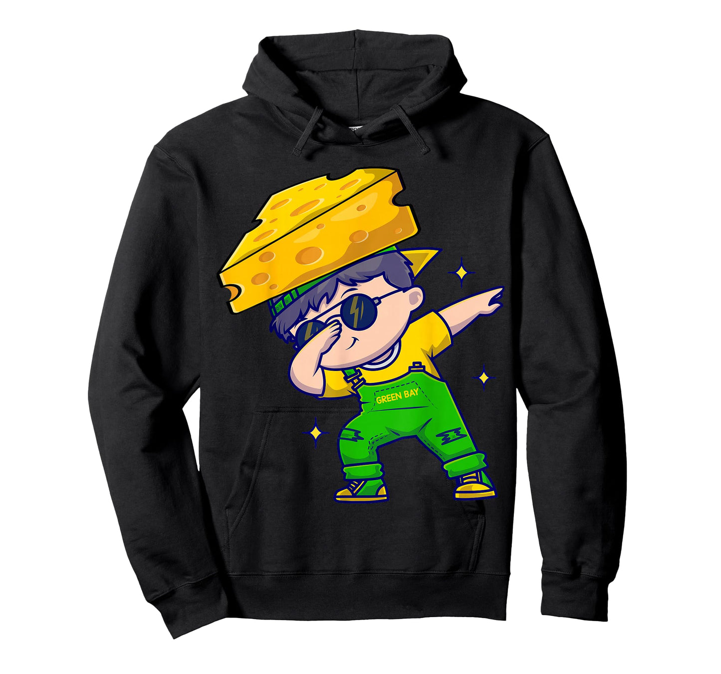 Funny Green Bay Dabbing Cheese hat T-Shirt