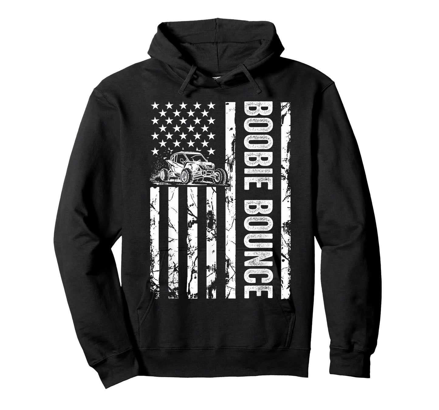Boobie Bouncer USA Flag Mudding UTV Off Roading Father's Day T-Shirt
