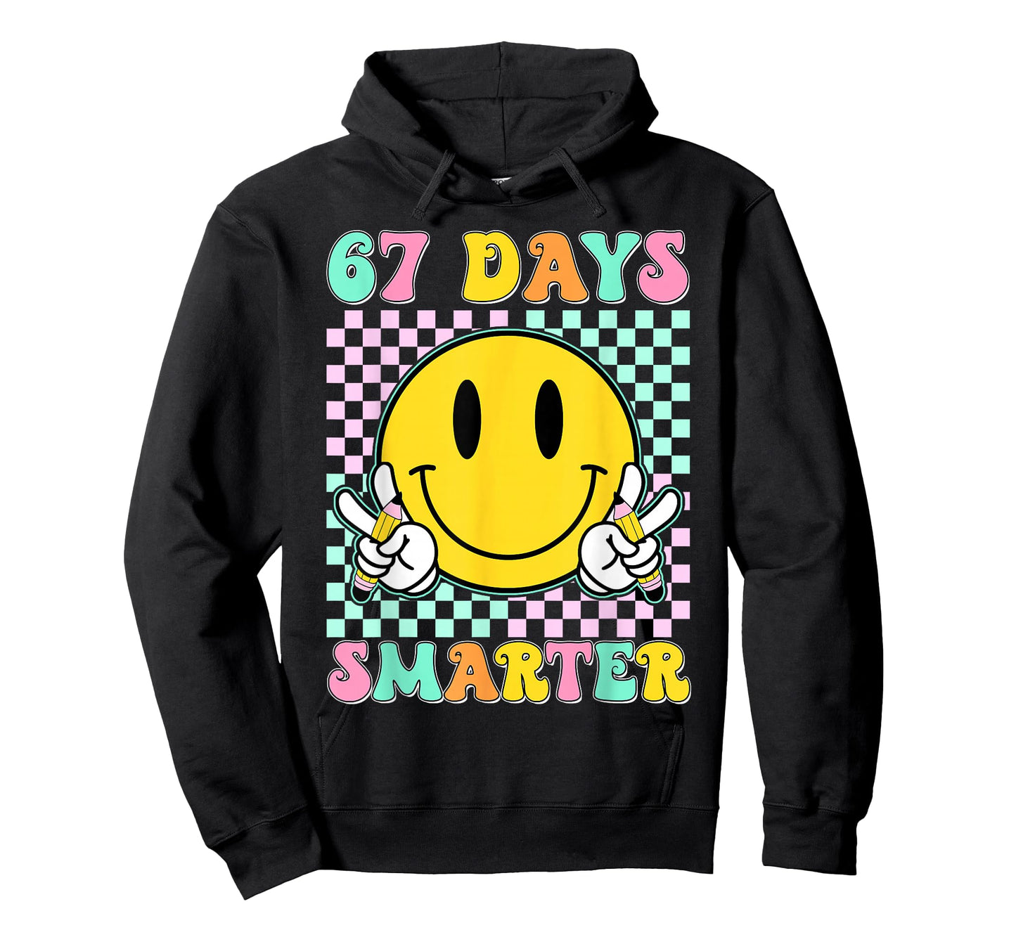67th Day of School Shirt 67 Days Smarter Teacher Boys Girls T-Shirt