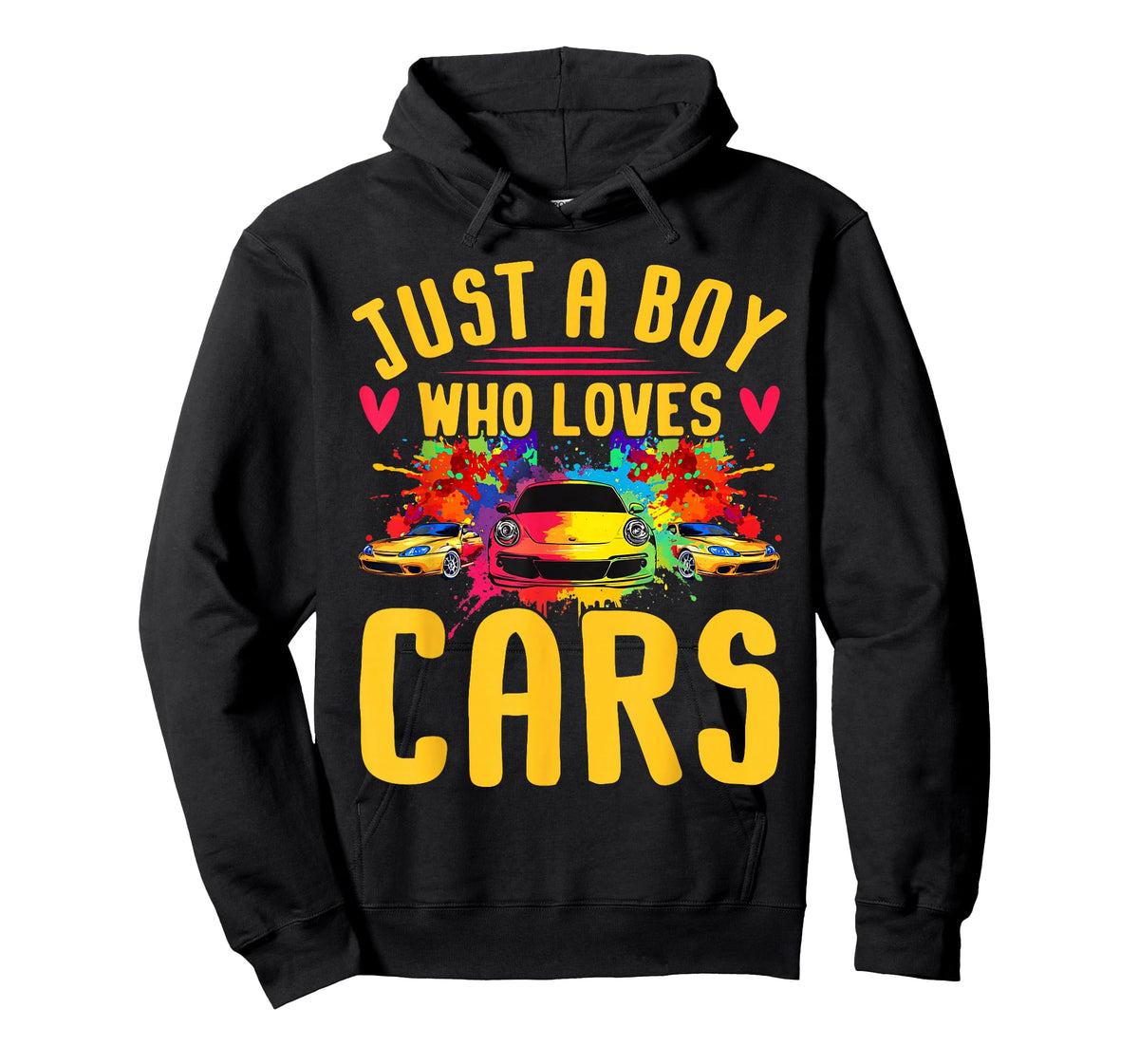 Just a Boy Who Loves Cars - Cool Sleek Sports Car Enthusiast T-Shirt