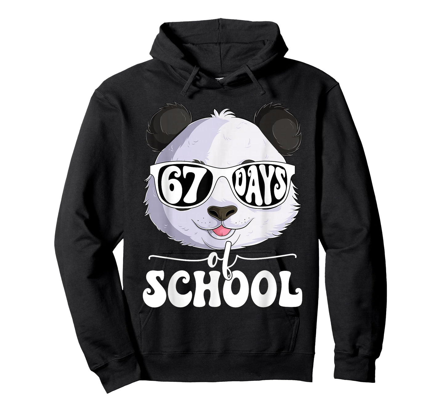 Cute 67 Days of School Panda 67th Day of School Boys Kids T-Shirt